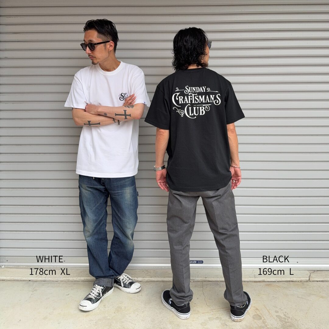 【SCC LOGO S/S Tee　WHITE/BLACK】 - 画像 (4)