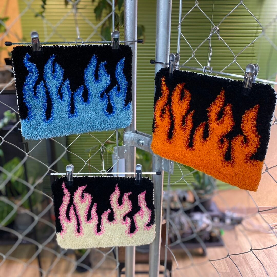 【FIRE PATTERN RUG S】
