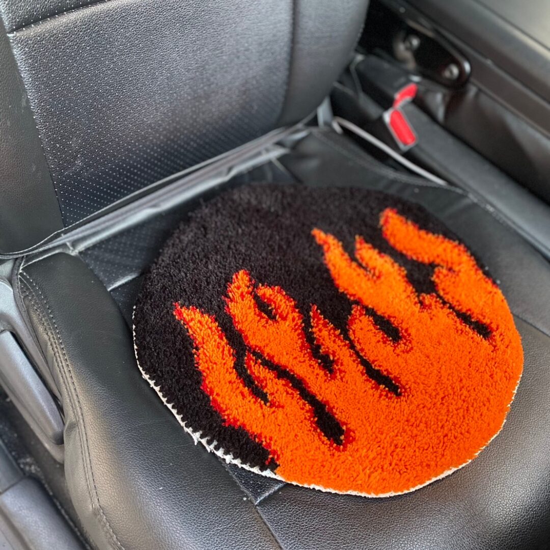 【FIRE PATTERN CHAIR RUG】 - 画像 (3)